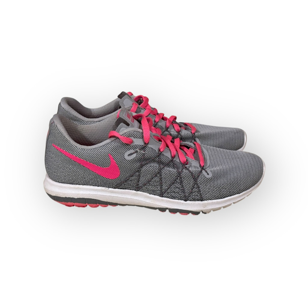 Nike Fury 2 Youth Gray Pink Athletic Running Sneakers Kids 820287-002 Size 5Y - Picture 5 of 7